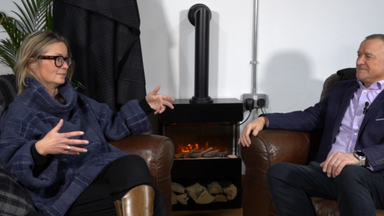 Clare Campbell and Drew Hendry having a conversation