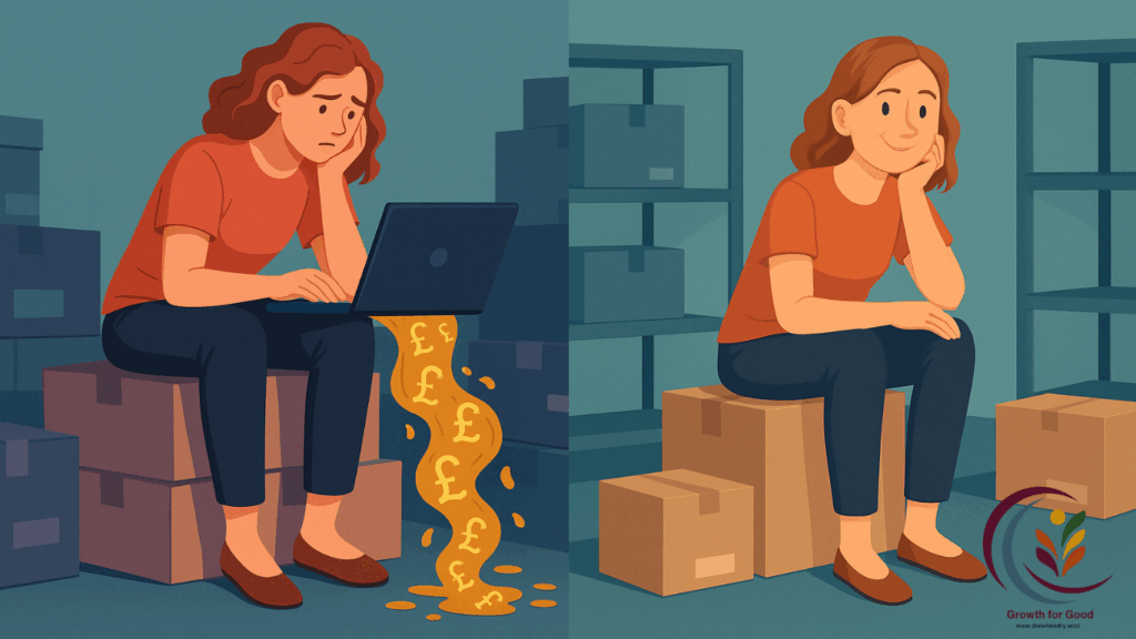 An unhappy stock situation or a profitable one?